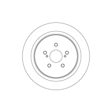 TRW féktárcsa TRW DF6746 autóalkatrész