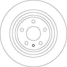 TRW féktárcsa TRW DF6809 féktárcsa