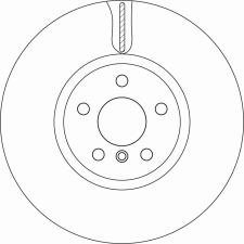 TRW féktárcsa TRW DF6845S autóalkatrész