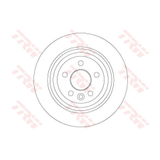 TRW Féktárcsa TRW DF6913 féktárcsa