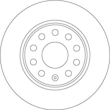TRW féktárcsa TRW DF6952 autóalkatrész