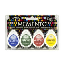Tsukineko Tintapárna készlet - Prime Time - Memento Dew Drop Ink Pad (4 db) bélyegző