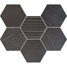 Tubadzin Horizon HEX Black 28,9x22,1 mozaik fürdőszoba kiegészítő