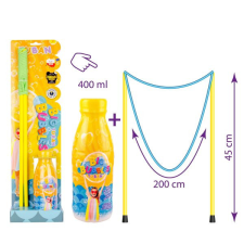 TUBAN zsinór óriás szappanbuborékokhoz szappanbuborékok + folyadék 400ml buborékfújó