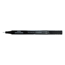  Tűfilc ZEBRA Technical Drawing Pen 0,2 mm fekete toll
