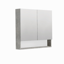 Tükörszekrény SAT Cubeway 14x72 cm laminált beton GALCU80BE fürdőszoba bútor
