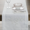  Tulia terítő elegáns díszítéssel Fehér 40x140 cm