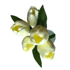 Tulipán csokor - krém dekoráció