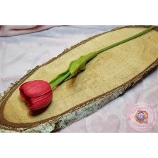  TULIPÁN GUMI nyíló piros dekoráció