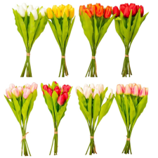  Tulipán köteg 9v. mix M40cm 24db/# dekorációs kellék