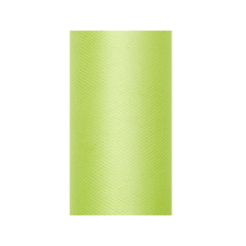 Tüll egyszínű, világoszöld, 0,15 x 9 m (1 db / 9 lm) dekorációs kellék