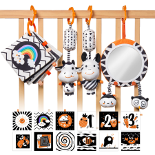 Tumama Kontrasztos fejlesztő szett - babakocsira, kiságyra, autósülésre - Tumama kreatív és készségfejlesztő