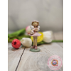  Tündér cicával rózsaszín 4,5x4x10,5 cm