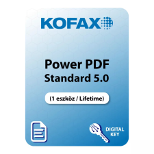Tungsten Automation Corporation Kofax Power PDF Standard 5.0 (1 eszköz / Lifetime)  (Elektronikus licenc) irodai és számlázóprogram