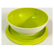 Tupperware Allegra desszertes tál tetővel 275 ml, fehér-zöld - Tupperware konyhai eszköz