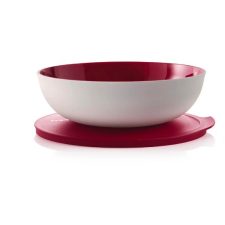 Tupperware Allegra tál tetővel bordó 5 liter- Tupperware konyhai eszköz