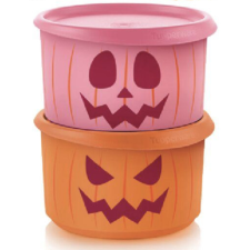 Tupperware Kerek Tároló 940 ml (2 db) Halloween sütés és főzés
