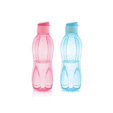 Tupperware Öko palack 1 L szett (kék, rózsaszín) sütés és főzés