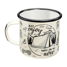  Túra "JUST ENJOY WHERE YOU ARE NOW" zománcbögre bögrék, csészék