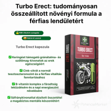  TURBO ERECT POTENCIANÖVELŐ KAPSZULA FÉRFIAKNAK - 6 DB potencianövelő