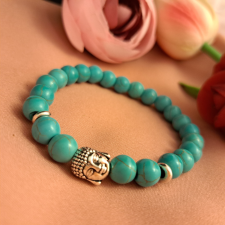  Türkinit Buddha Szerencse  karkötő /22/ karkötő
