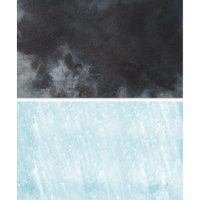  Türkiz-kék &amp; Fekete Mintázott termékfotó háttér kétoldalas PVC háttér 57x87cm háttérkarton
