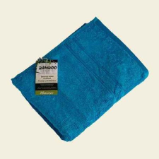  türkiz kék  bambusz törölköző 50x100 cm lakástextília