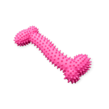  Tüskés gumicsont kutyáknak - rózsaszín játék kutyáknak