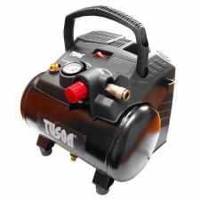 TUSON - Olajmentes kompresszor 1,1kW, 6l barkácsolás, csiszolás, rögzítés
