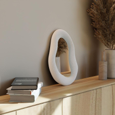 TUTI AG Dekoratív tükör - Wabi Sabi Eclipse - Fehér bútor