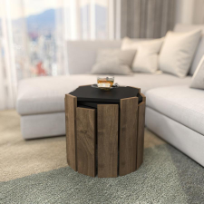 TUTI AG Dohányzóasztal Lori - Anthracite, Walnut bútor