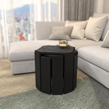 TUTI AG Dohányzóasztal Lori - Black, Marble bútor
