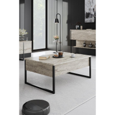 TUTI AG Dohányzóasztal Luxe - Travertine, Black bútor