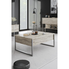 TUTI AG Dohányzóasztal Luxe - Travertine, Silver bútor