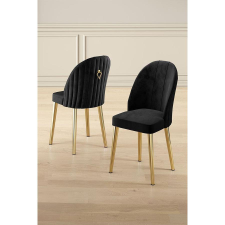 TUTI AG Étkezőszék szett (2 db) Mara - Fekete, Arany bútor