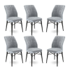 TUTI AG Étkezőszék szett (6 db) Flex - Szürke, Fekete