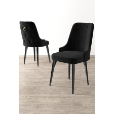 TUTI AG Étkezőszék szett (6 db) Newa - Fekete bútor