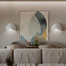 TUTI AG Fali Lámpa Szett (2 db)Wabi Sabi Shell - Fehér világítás