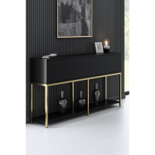 TUTI AG Konzolasztal Lord - Black, Gold bútor
