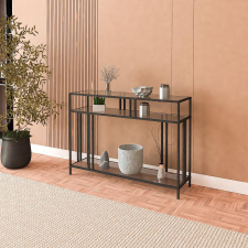 TUTI AG Konzolasztal Venedik - 100 Black, Fume Glass bútor