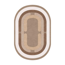 TUTI AG Szőnyeg (80 x 150), Sftkece048-Oval lakástextília