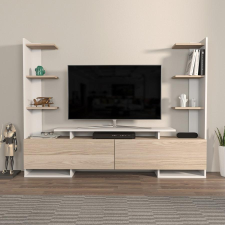 TUTI AG TV szekrény Ava - White, Oak bútor