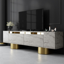 TUTI AG TV szekrény Bohem - Travertine, Gold bútor