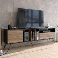 TUTI AG TV szekrény Mistico (180) - Walnut, Black bútor
