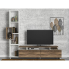 TUTI AG TV szekrény Tulip - White, Walnut