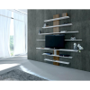 TUTI AG TV szekrény Zebra - White, Walnut