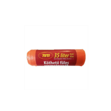 Tuti Köthető füles szemeteszsák 35 l (20 db / tekercs) - Narancs (5999886927318) tisztító- és takarítószer, higiénia