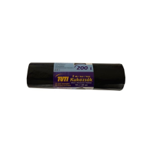 Tuti Mega Szemeteszsák 200 l (5 db / tekercs) - Fekete (PDP_542) tisztító- és takarítószer, higiénia