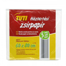  TUTI ZSÍRPAPÍR HÁZTARTÁSI 5DB papírárú, csomagoló és tárolóeszköz