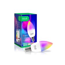 Tuya Nous P4 okos Tuya Wi-Fi RGB izzó (E14 foglalat), Matter kompatibilis okos kiegészítő